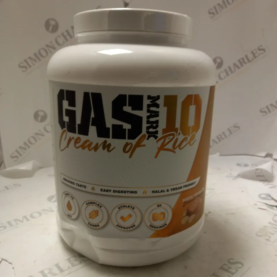 GAS MARK 10 CREAM OF RICE FOOD SUPPLEMENT IN WHITE CHOCOLATE - 2KG