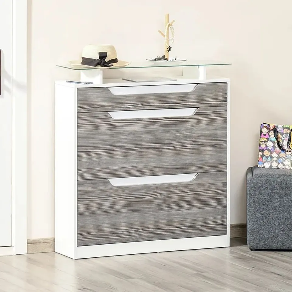 BOXED SHOE CABINET (1 BOX)