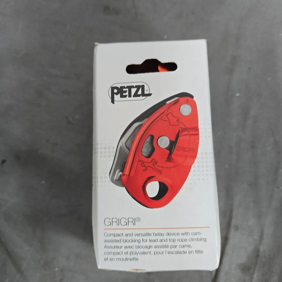 PETZL GRIGRI BELAY DEVICE – RED