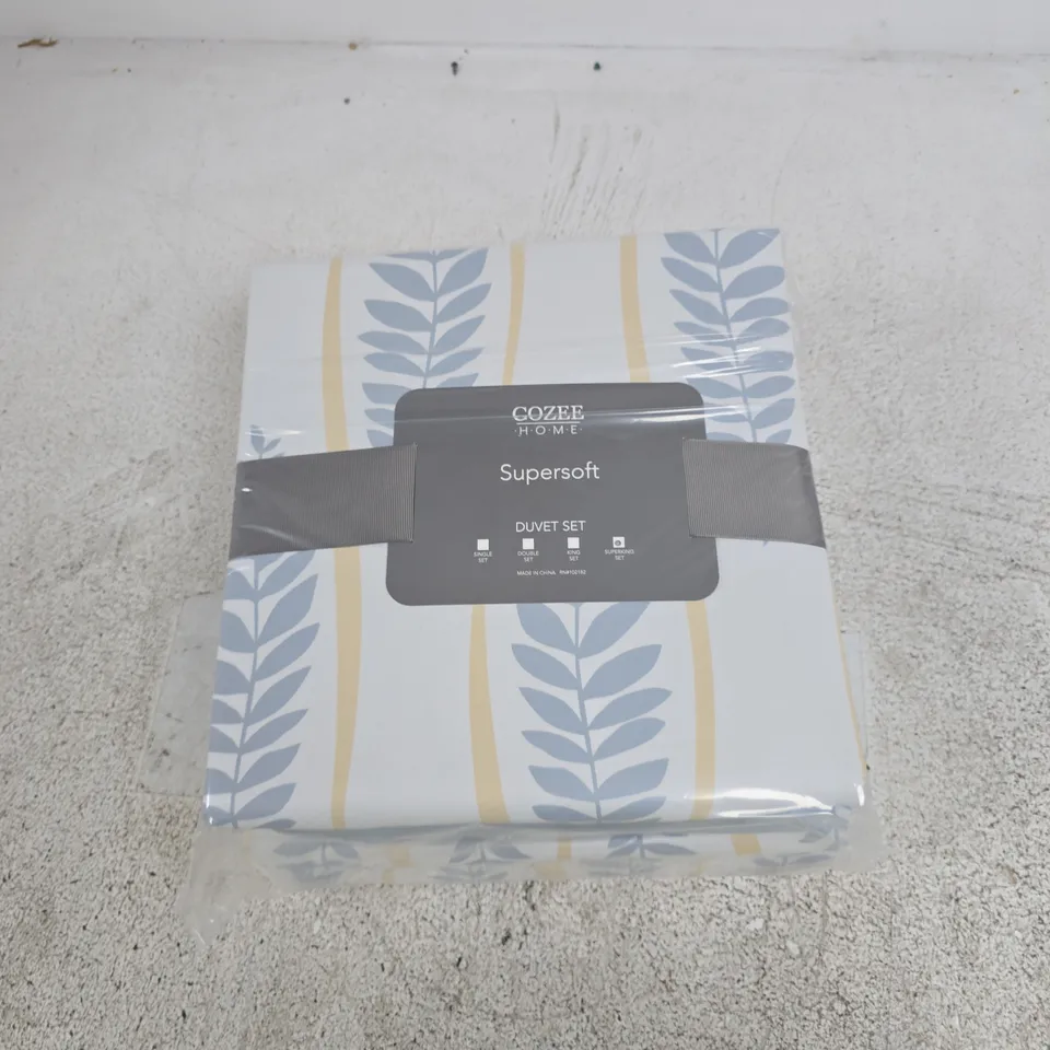 COZEE HOME SUPERSOFT DUVET SET SUPERKING 
