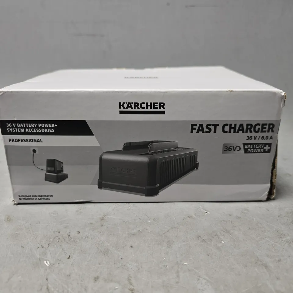 BOXED KARCHER FAST CHARGER 36V 
