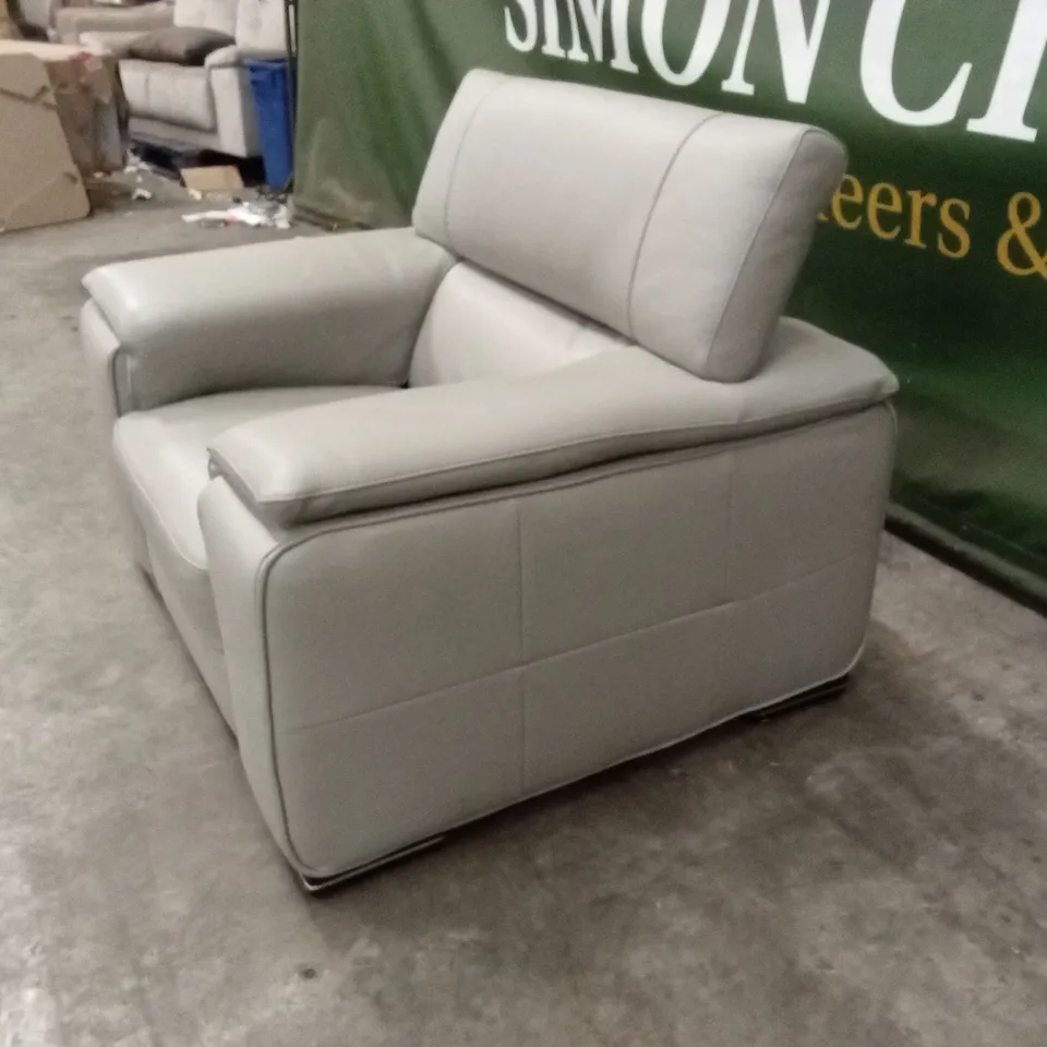 QUALITY DESIGNER ITALIAN MADE MELO MAXI LEATHER ARMCHAIR