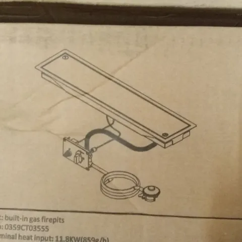 HEATING FIREPIT SYSTEM FOR AN OUTDOOR FIREPIT TABLE (1 BOX)