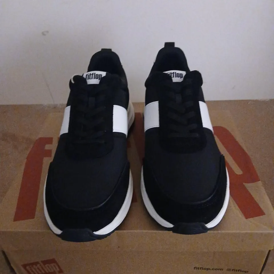 FITFLOP F-MODE FLOW SNEAKERS – BLACK UK 9 
