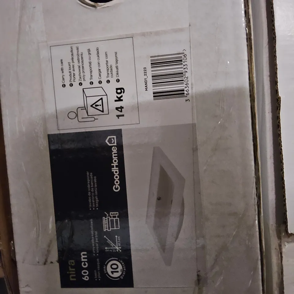 BOXED GOODHOME NIRA 60cm VANITY BASIN 