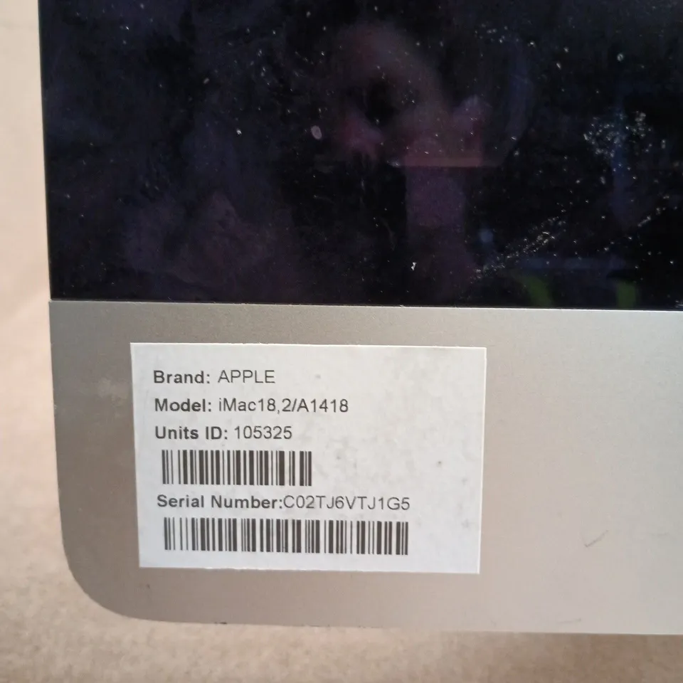 APPLE IMAC 21.5-INCH ALL-IN-ONE (IMAC18,2/A1418) – SILVER