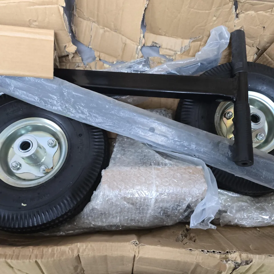 BOXED OYPLA GALVANISED GARDEN STEEL LAWN ROLLER