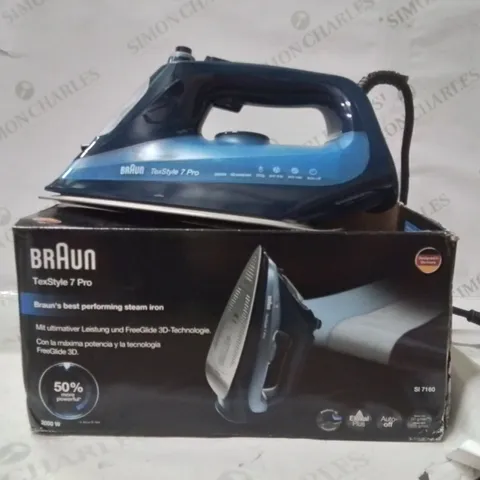 BOXED BRAUN TEXSTYLE 7 PRO IRON