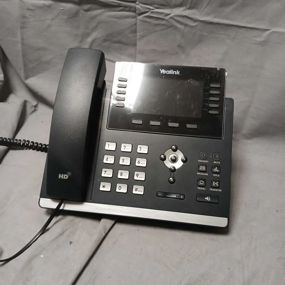 YEALINK SIP-T46U GIGABIT IP PHONE - BLACK