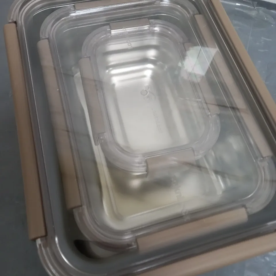 POP N LOCK FOOD CONTAINER 3X SIZES 