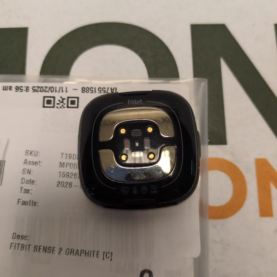 FITBIT SENSE 2 GRAPHITE SMARTWATCH – NO STRAP