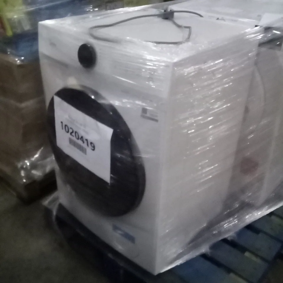 HOOVER H-WASH 300 FREESTANDING WASHING MACHINE AND MIDEA MF20EW90WB FREESTANDING WASHING MACHINE