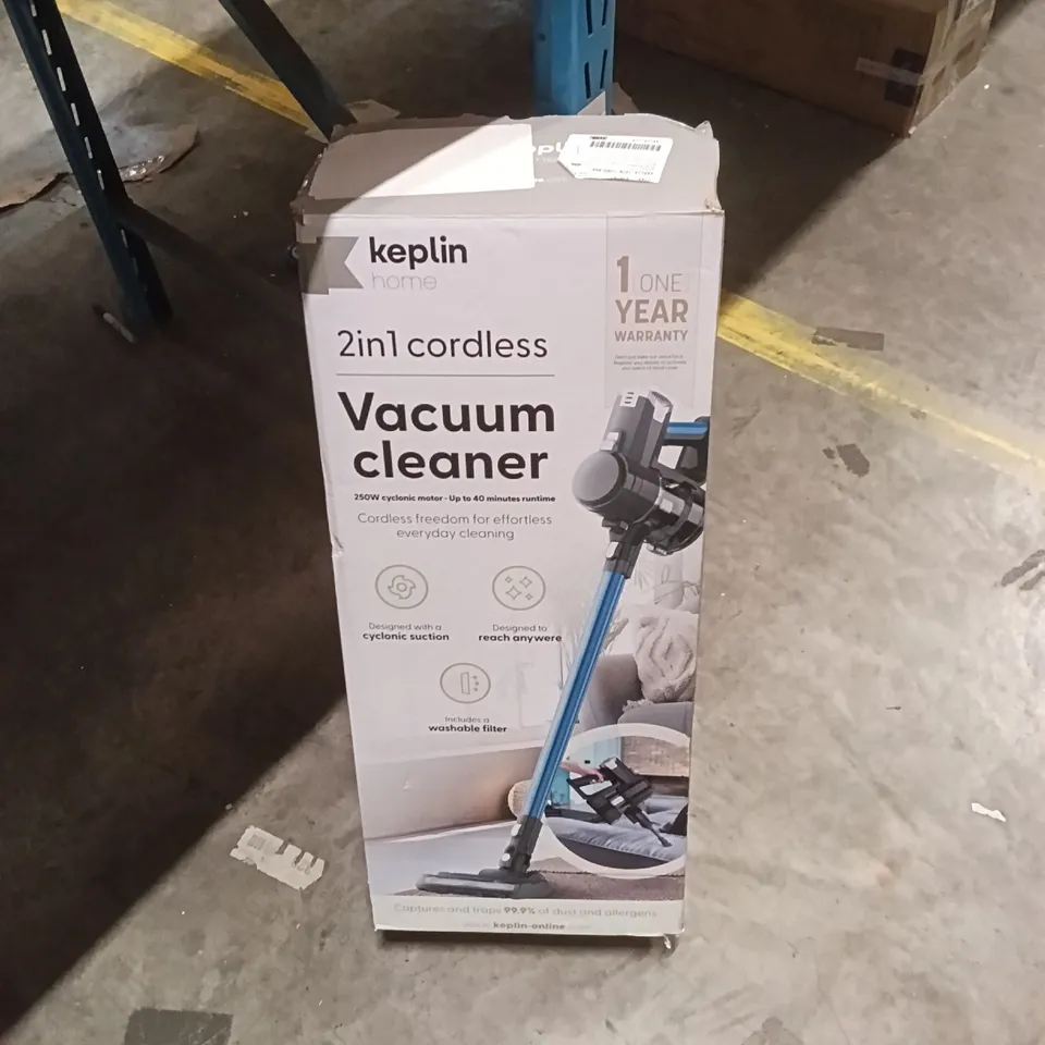 BOXED KEPLIN 2IN1 CORDLESS VACUUM CLEANER 