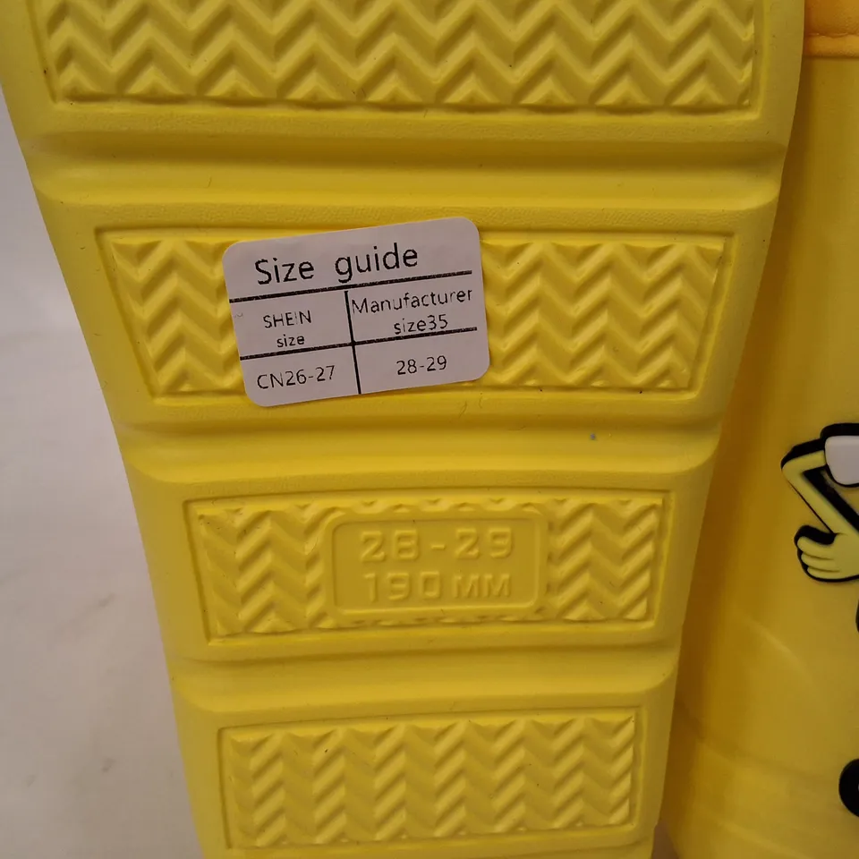 SPONGEBOB SQUAREPANTS GRAPHIC KIDS RAIN BOOTS