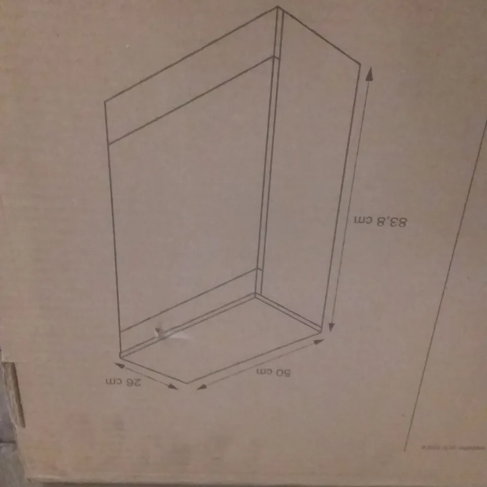 IMANDRA SLIM TOILET UNIT BLACK 50X84X26CM