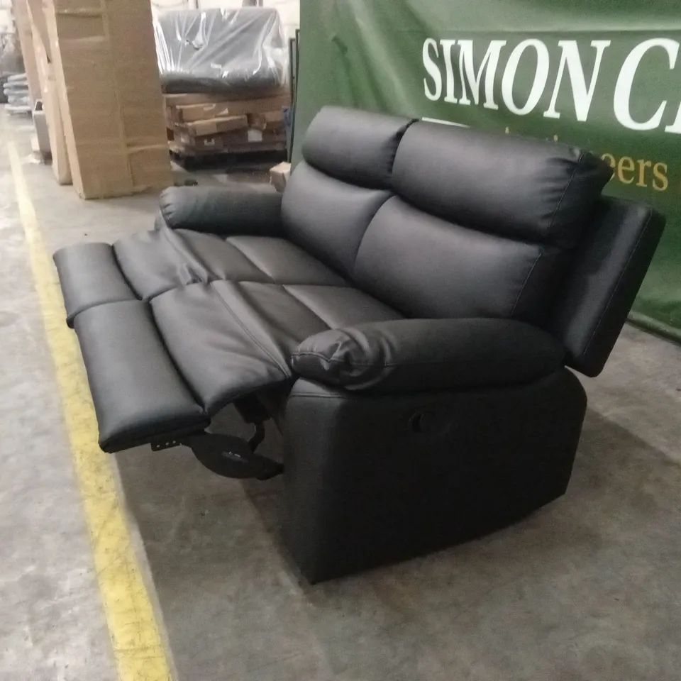 EDISON 3 SEATER LUXURY FAUX LEATHER RRP £799
