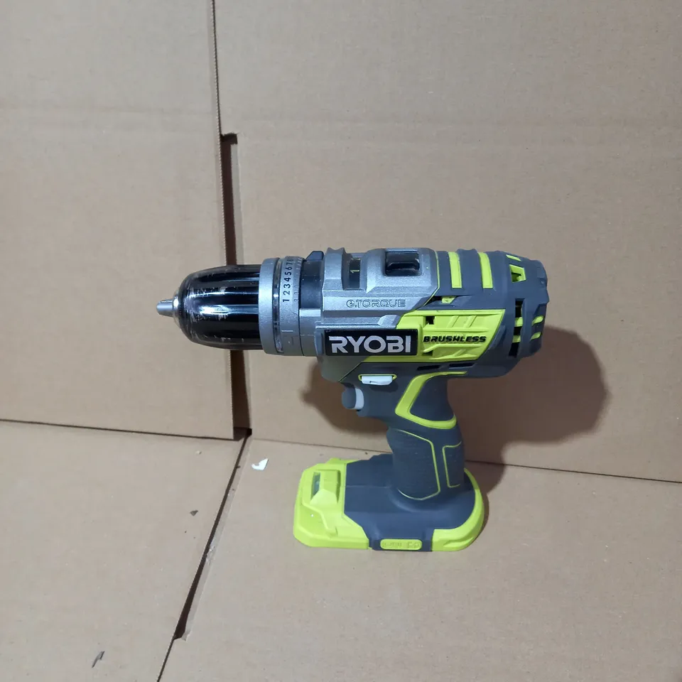 RYOBI 18V BRUSHLESS PERCUSSION DRILL (NO BATTERY)