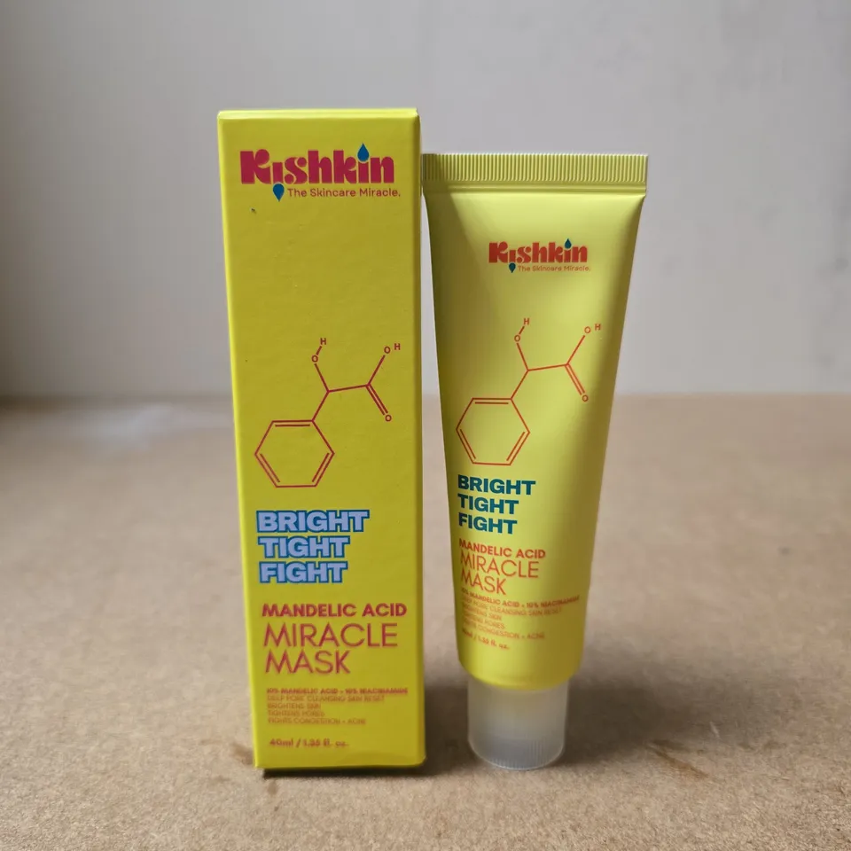 BOXED KISHKIN MANDELIC ACID MIRACLE MASK – BRIGHT TIGHT FIGHT, 60 ML