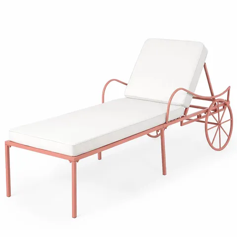 GARDEN STORIES STUDIO 70 RECLINING LOUNGER WITH CUSHIONS