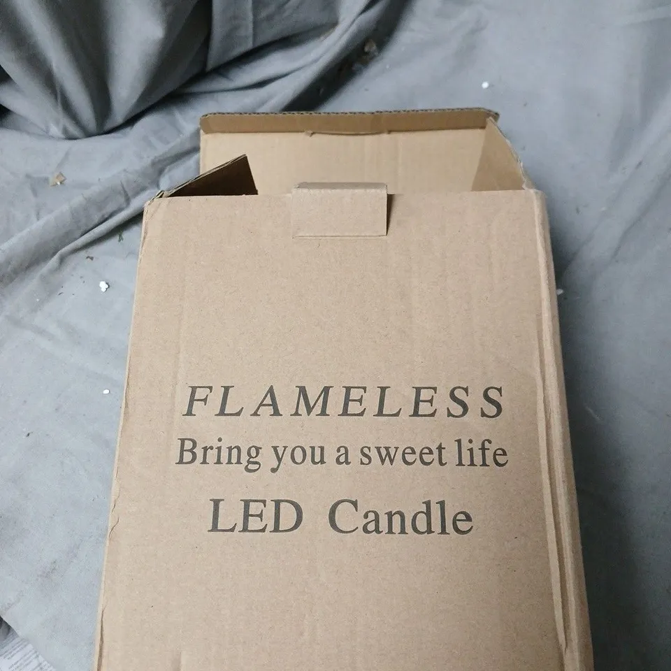 FLAMELESS LED CANDLE SET OF 3 WITH FLORAL DESIGN AND REMOTE