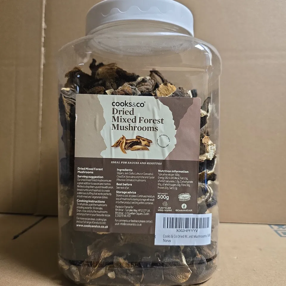 COOKS & CO DRIED MIXED FOREST MUSHROOMS – 500G