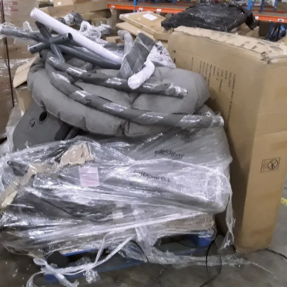 PALLET CONTAINING ASSORTED FURNITURE PARTS