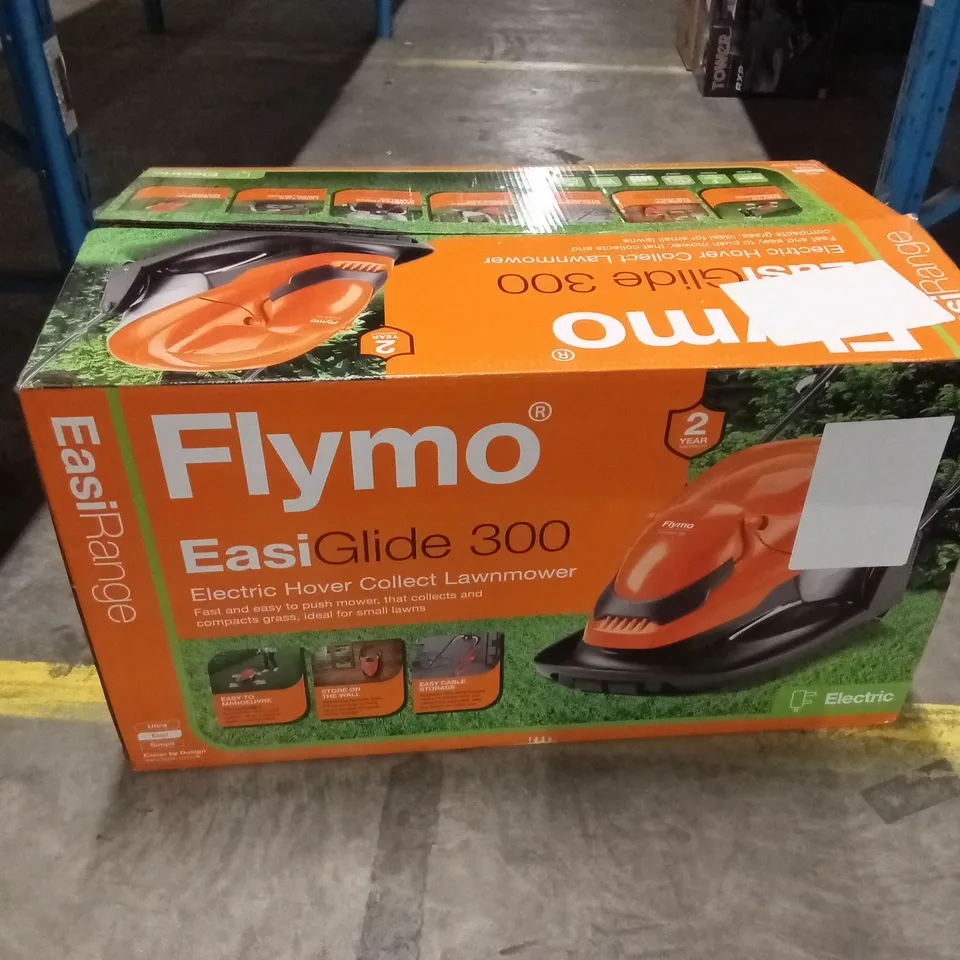 BOXED FLYMO EASI GLIDE 300 ELECTRIC LAWNMOWER