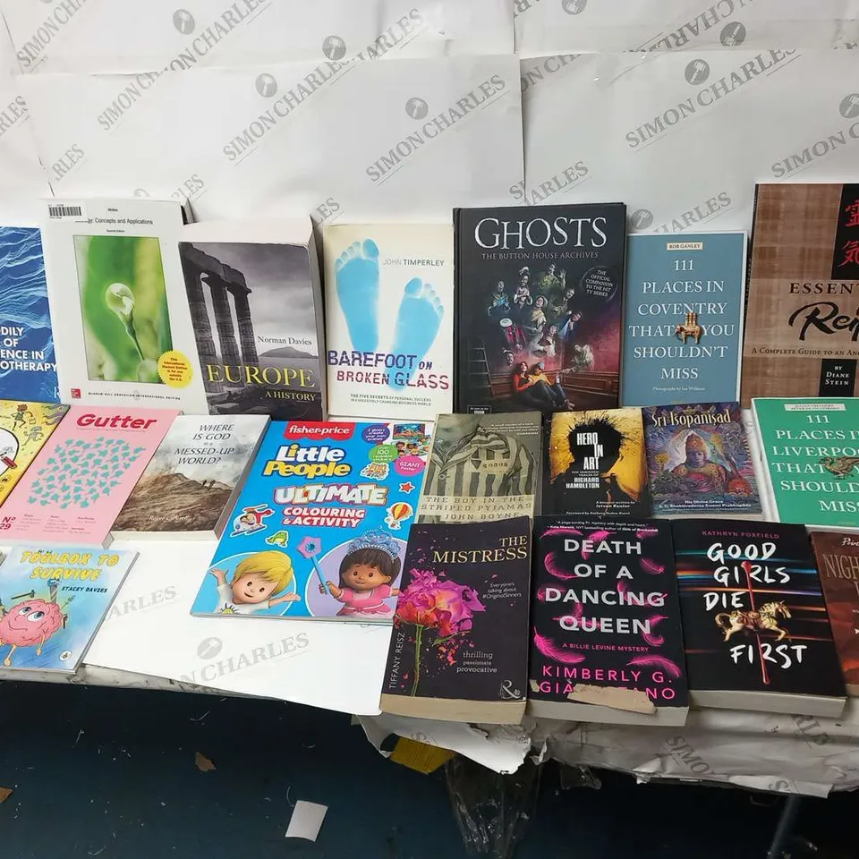 LARGE QUANTITY OF ASSORTED BOOK TITLES INCLUDE FICTION AND NON-FICTION TITLES BY AUTHORS SUCH AS;