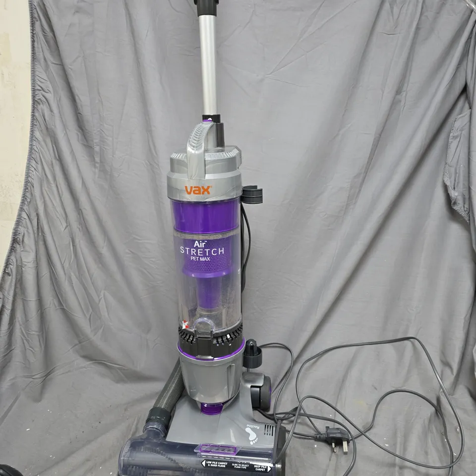 BOXED VAX AIR STRETCH PET MAX UPRIGHT VACUUM CLEANER
