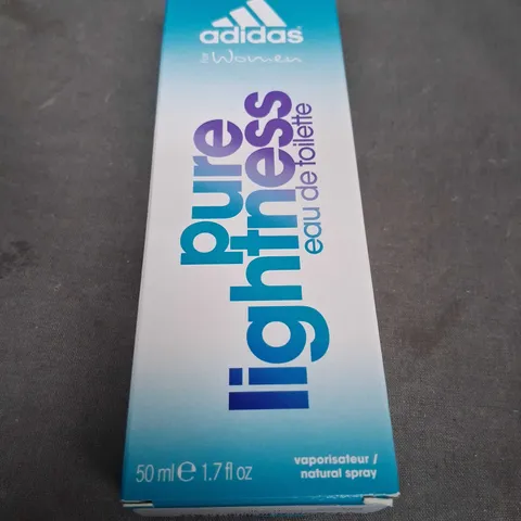 BOXED ADIDAS FOR WOMEN PURE LIGHTNESS AUE DE TOILETTE 50ML