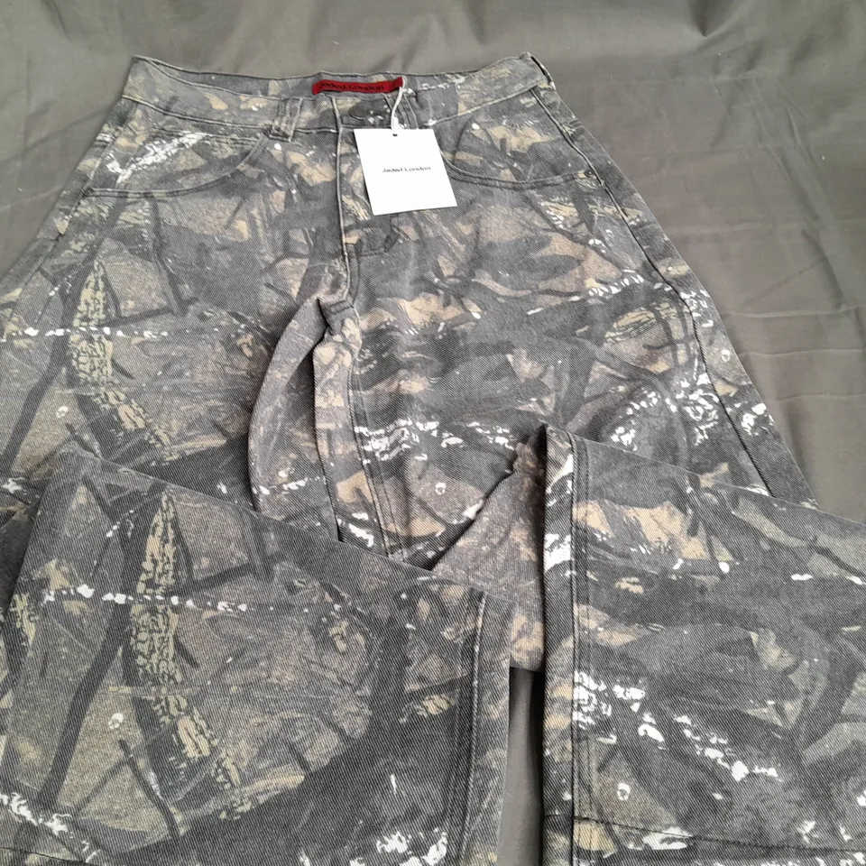 JADED LONDON TREE CAMO JEANS - W26