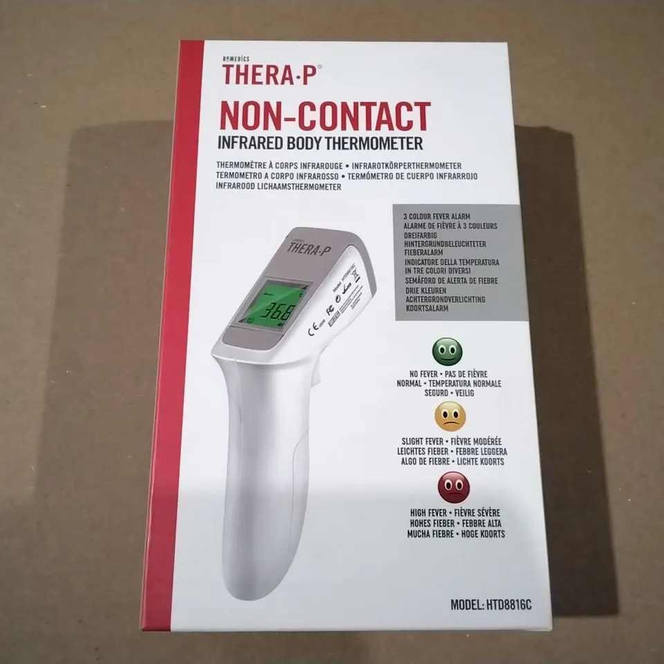 BOXED HOMEDICS THERA-P NON CONTACT INFRARED BODY THERMOMETER 