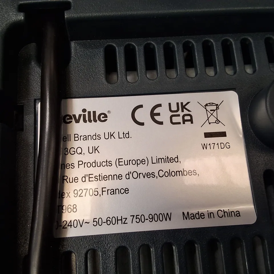 BREVILLE HIGH GLOSS COLLECTION 2-SLICE TOASTER – GREY (W171DG) BOXED