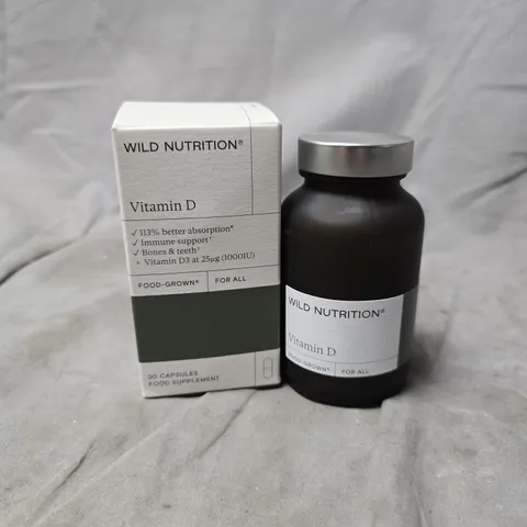 BOXED WILD NUTRITION VITAMIN D (30 CAPSULES)