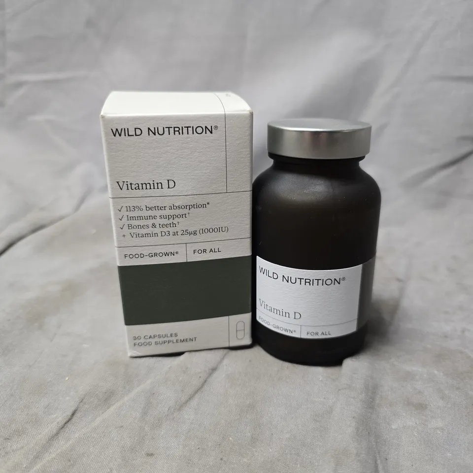 BOXED WILD NUTRITION VITAMIN D (30 CAPSULES)