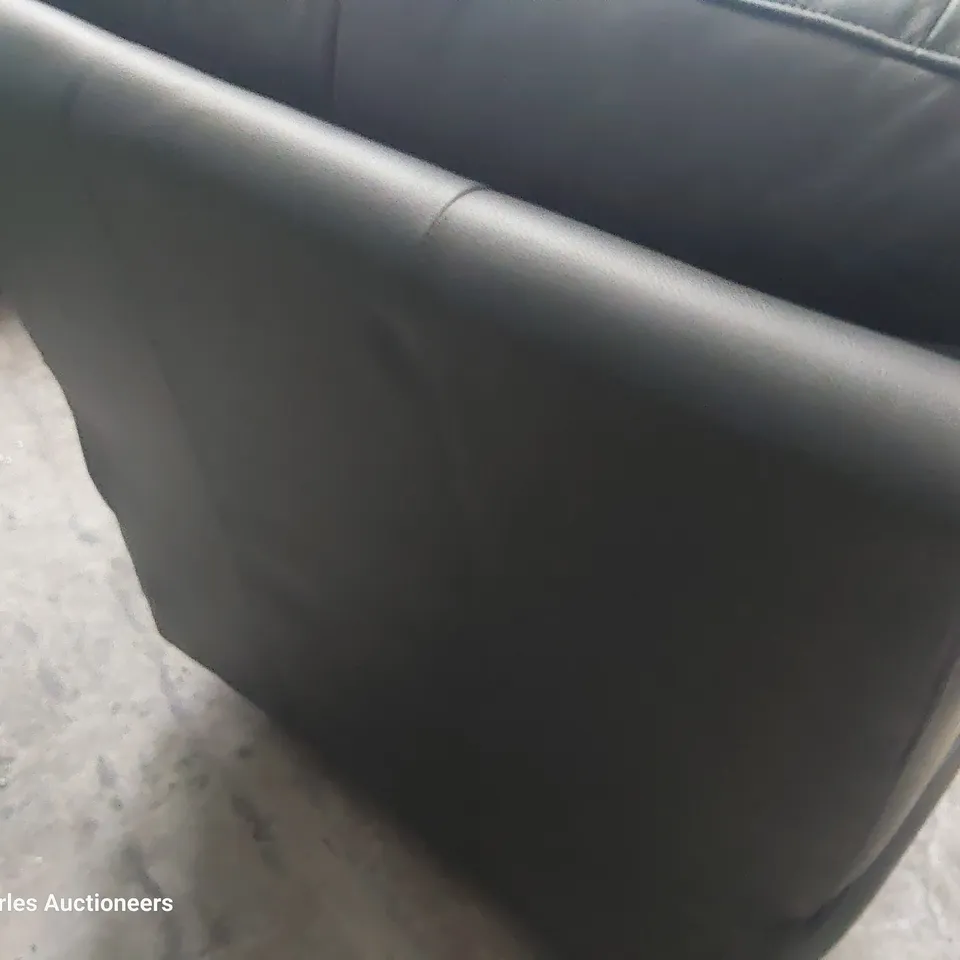 QUALITY BRITISH DESIGNER G PLAN SEATTLE POWER RECLINING EASY CHAIR CAMBRIDGE PETROL BLUE LEATHER 