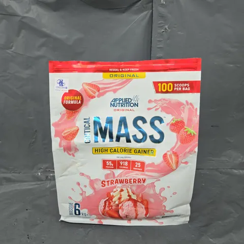 APPLIED NUTRITION CRITICAL MASS GAINER STRAWBERRY 6KG
