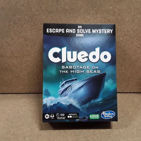 CLUEDO SABOTAGE ON HIGH SEAS GAME