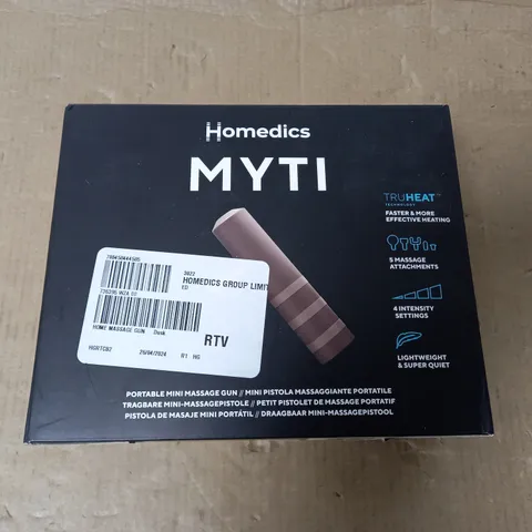 HOMEDICS MYTI PORTABLE MINI MASSAGER - DUSK