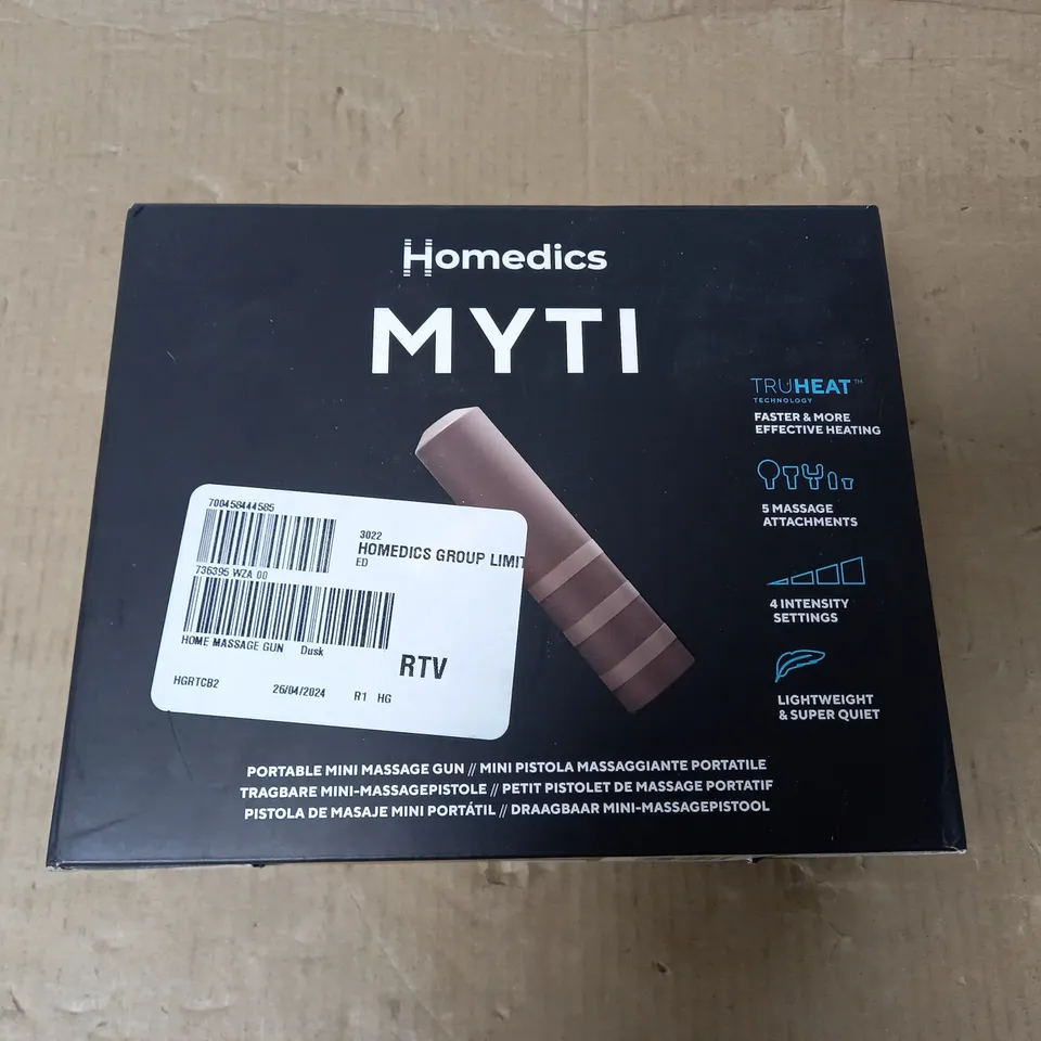 HOMEDICS MYTI PORTABLE MINI MASSAGER - DUSK