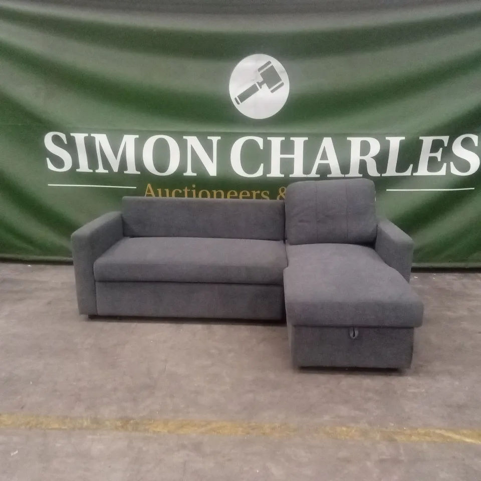 ASPIRE NEXIS CORNER CHAISE SOFA BED - RIGHT HAND SIDE - CHARCOAL RRP £899