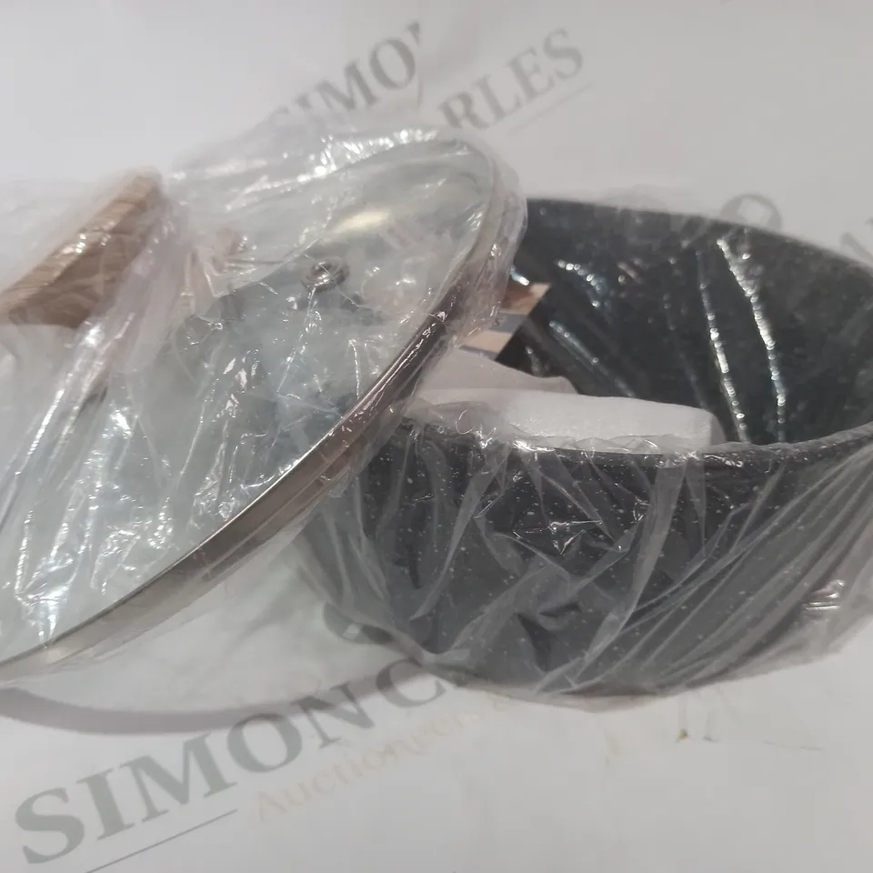 BOXED RAINBERG ALUMINIUM GRANITE COATING SAUCEPAN