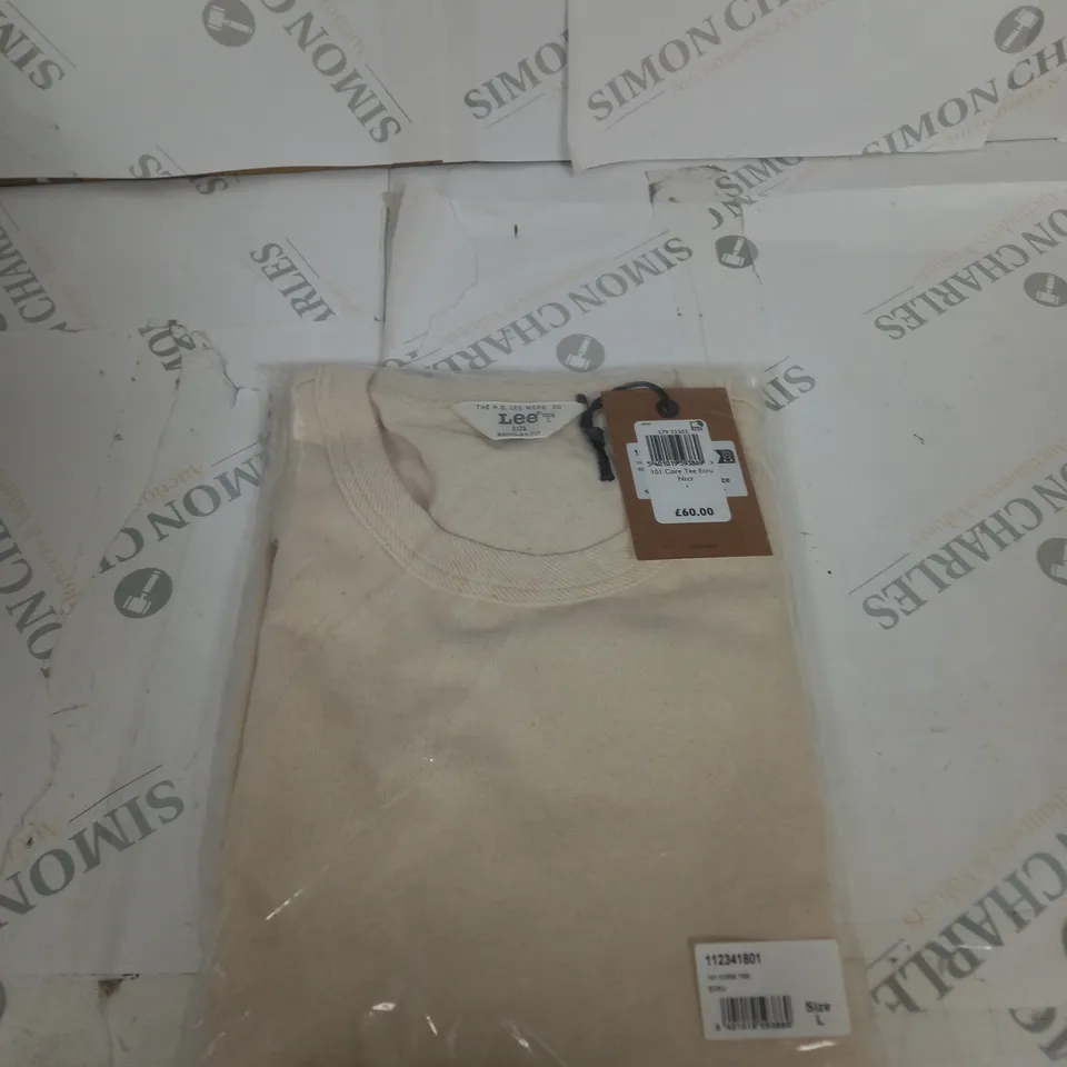 BAGGED LEE 101 CORE T-SHIRT SIZE L 