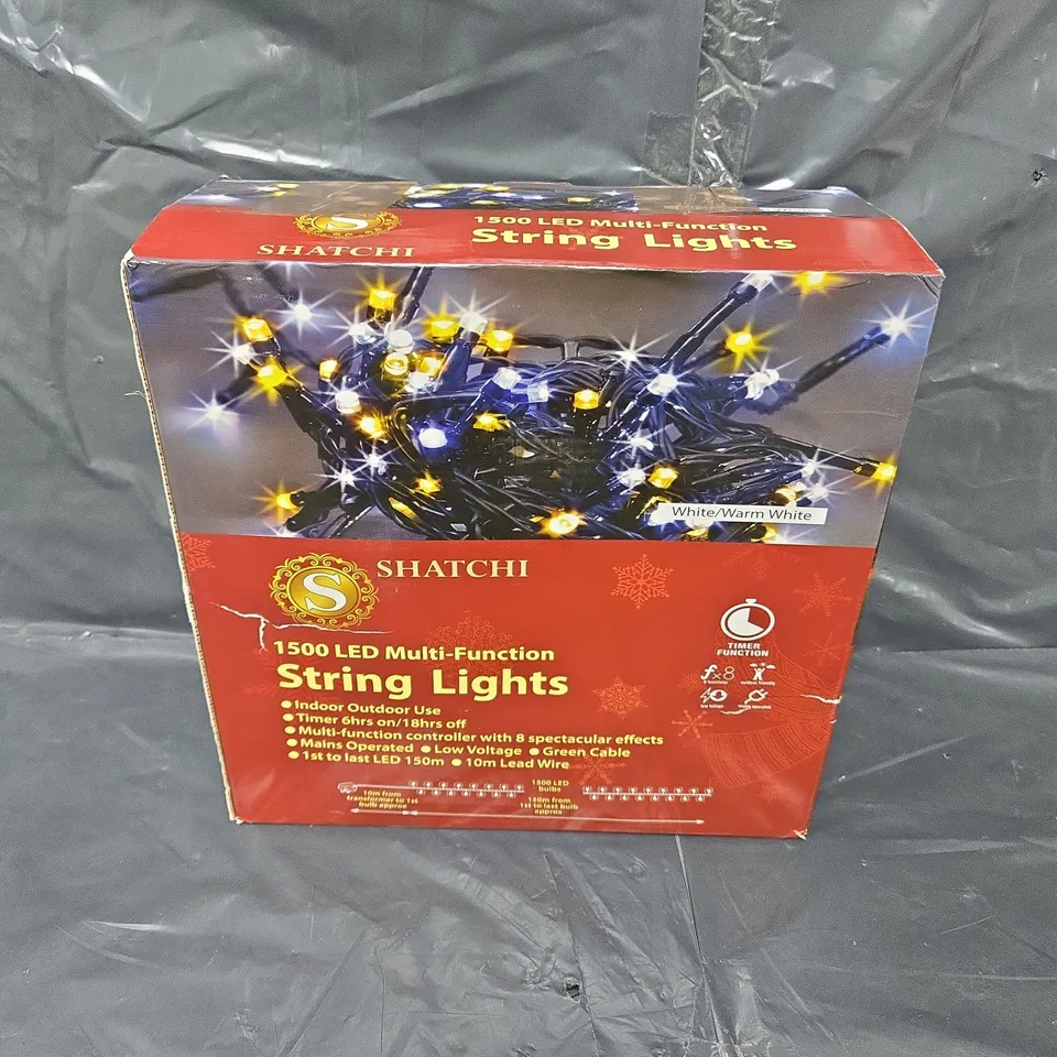 BOXED SHATCH 1500 LED MULTI FUNCTION STRING LIGHTS 
