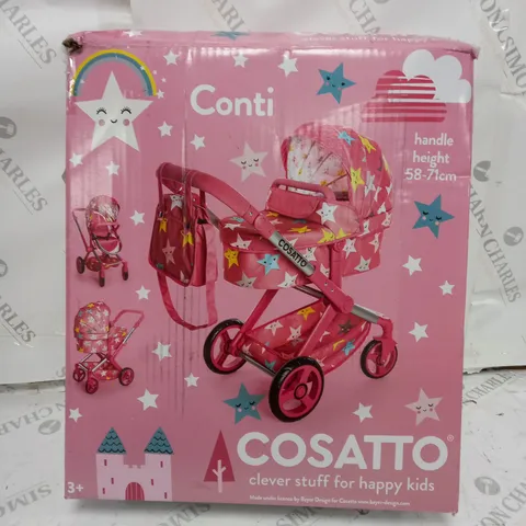 STAR PRINT DOLL PRAM (XEO)