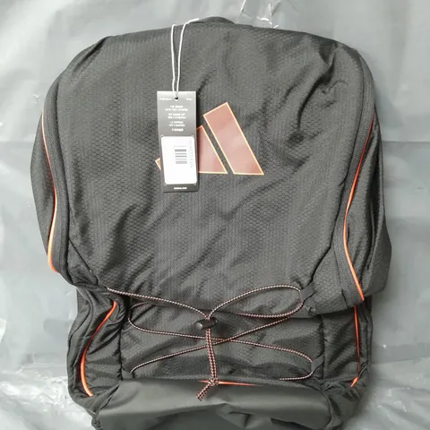 ADIDAS PROTOUR BACKPACK IN BLACK/ORANGE