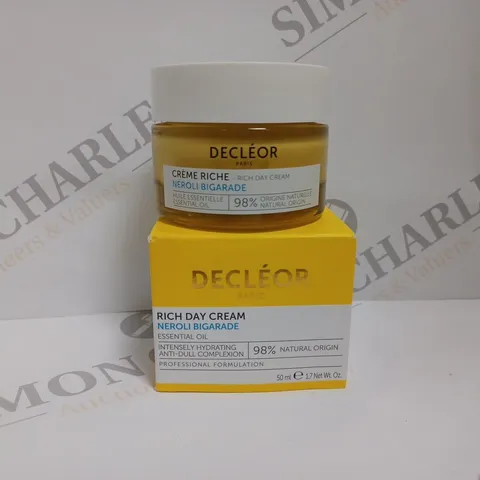 BOXED DECLEOR NEROLI BIGARADE HYDRATING DAY CREAM - 50ML