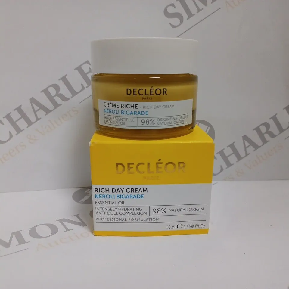 BOXED DECLEOR NEROLI BIGARADE HYDRATING DAY CREAM - 50ML 