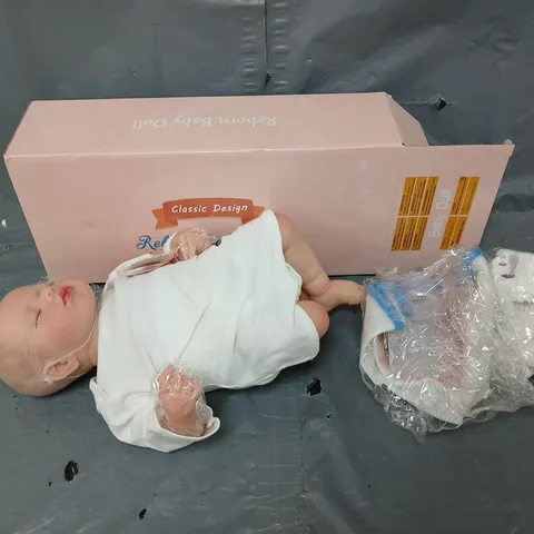 BOXED CLASSIC DESIGN REBORN BABY DOLL 