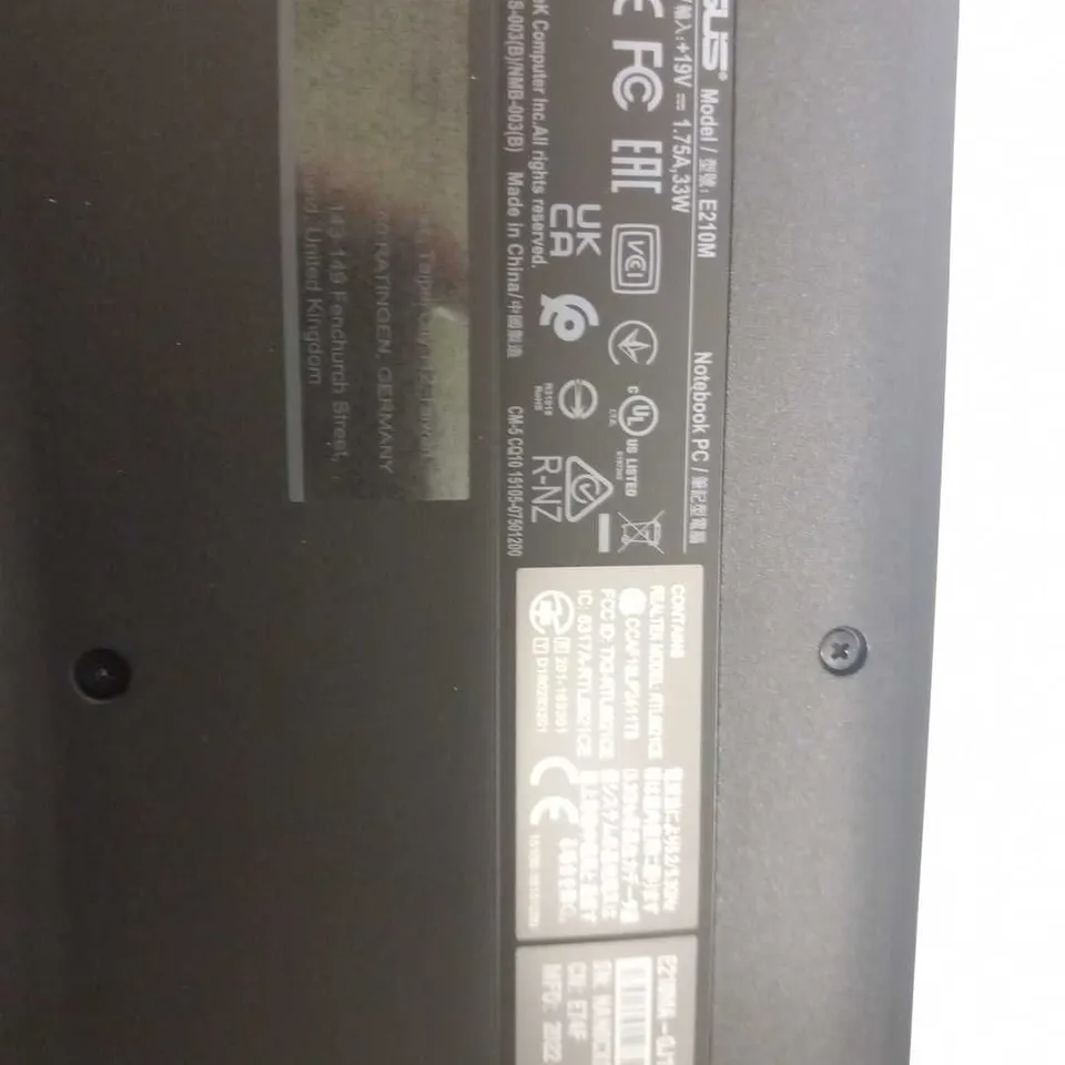 ASUS E210M LAPTOP LIGHTWEIGHT 